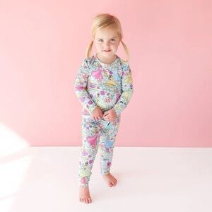 Posh Peanut Disney Princess Pajama Set Size 2T